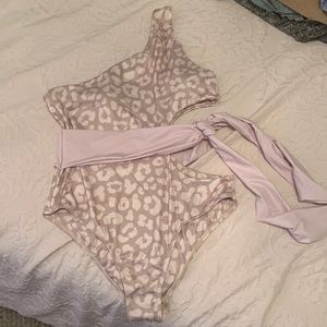 Leopard bathing suit